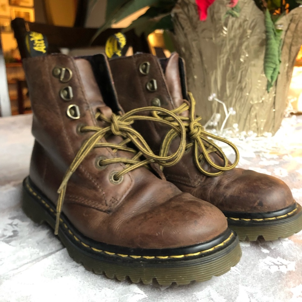 Doc Martens Brown Leather Boots